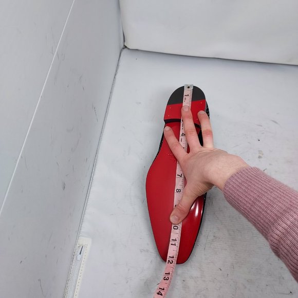 Christian Louboutin Men's Dandy Chick Black Crystal Shoe Loafer - Picture 10 of 10